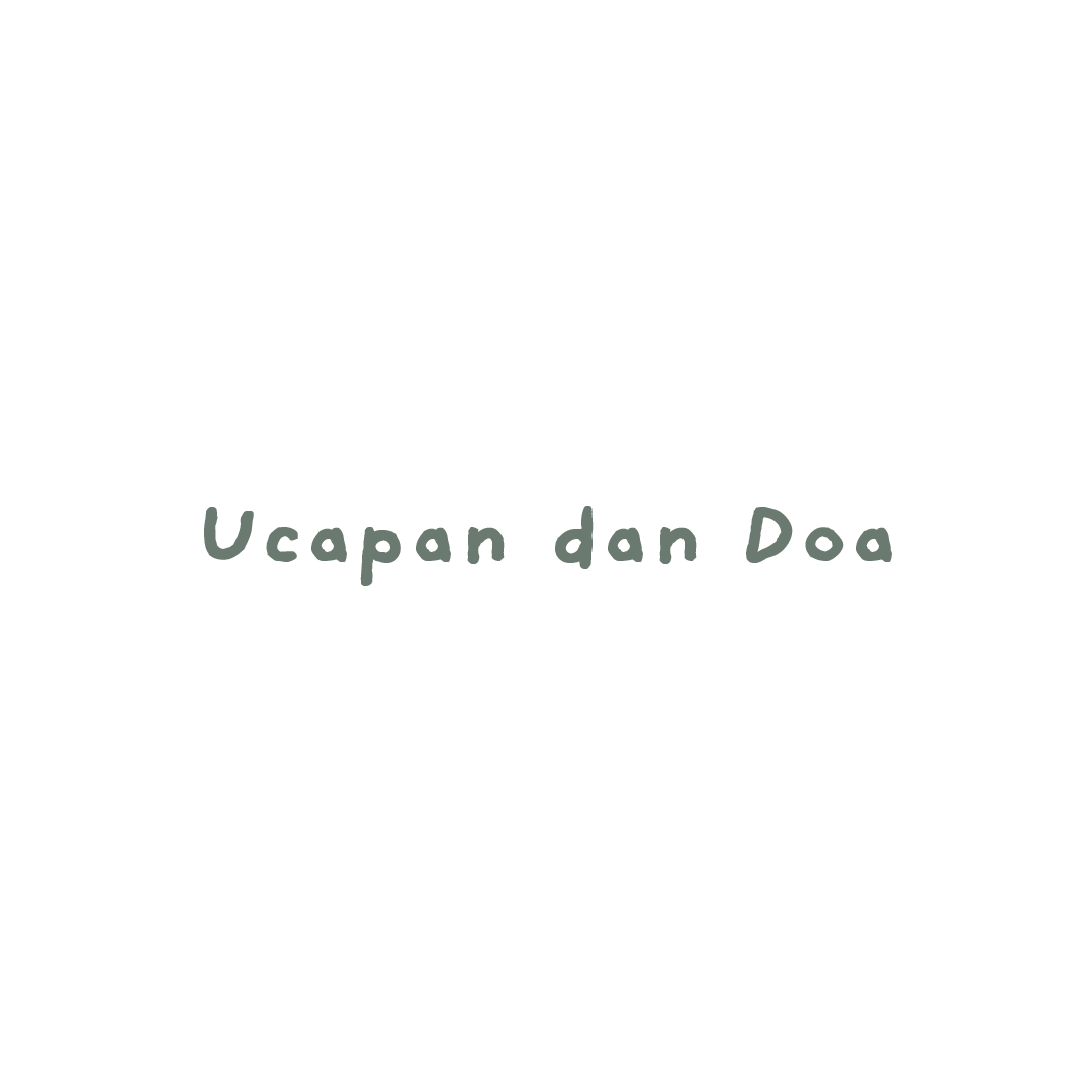 Ucapan dan Doa